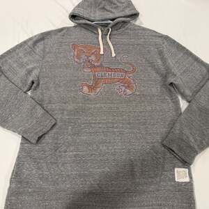 The Retro Brand Clemson Tigers Heather Gray Pullover Hoodie XXL